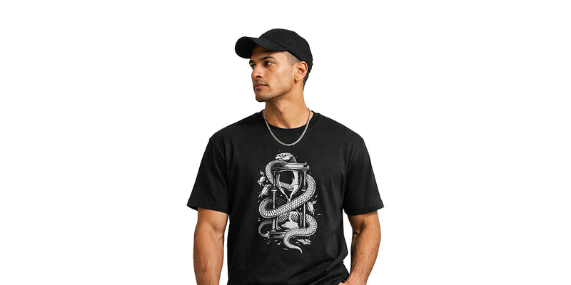 Down Shoulder T-Shirt